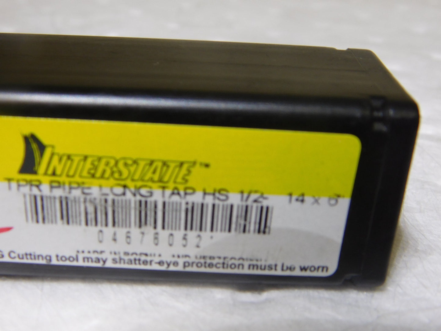 Interstate Extension Pipe Tap 1/2-14 NPT 4Fl HSS Plug Chamfer 6 OAL 04676052