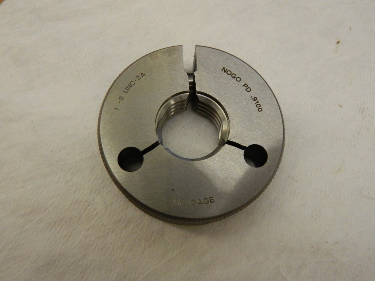 SPI 1-8 No Go Double Ring Thread Gage 23-205-8