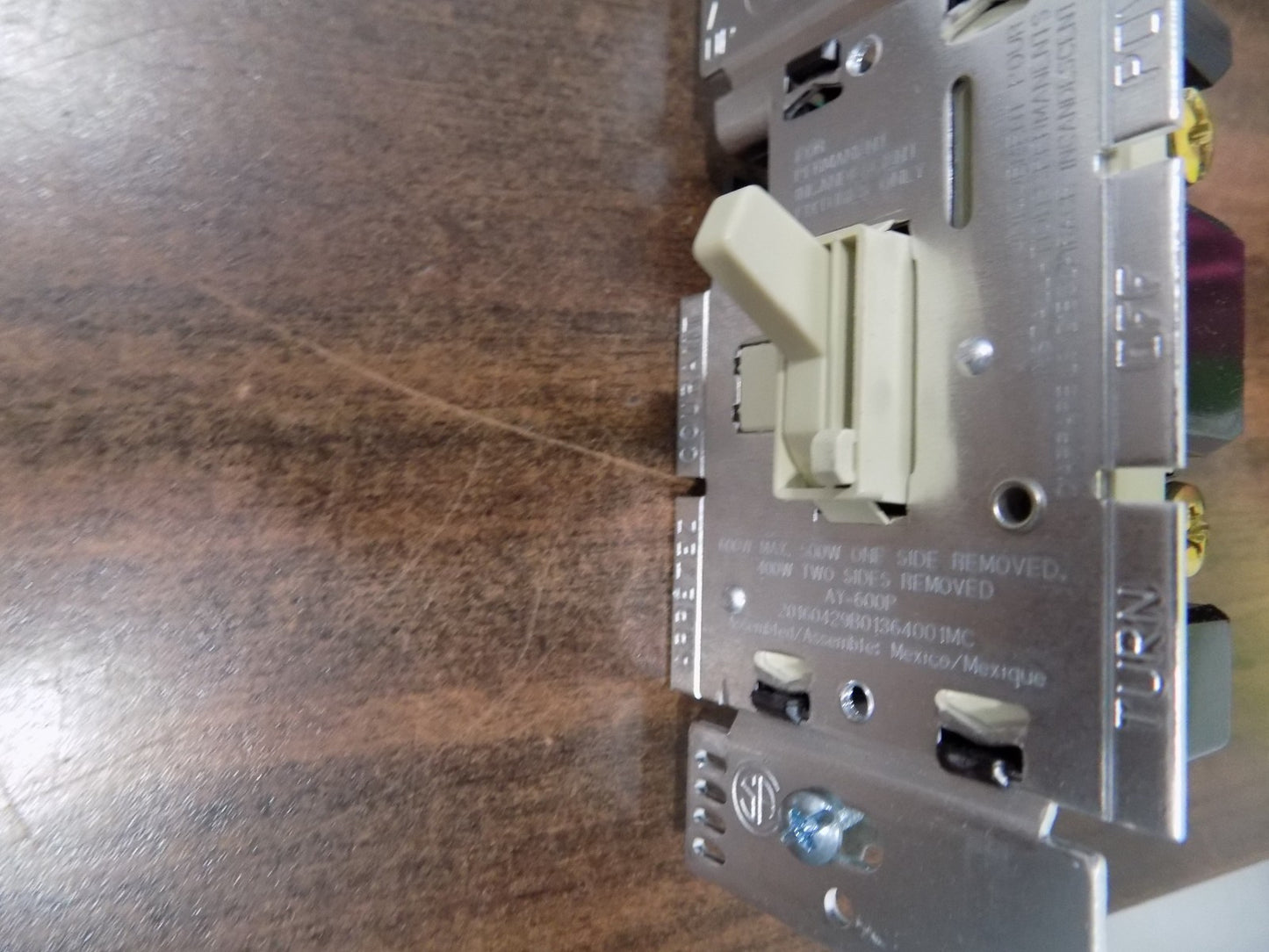 Lutron Ariadni Toggle  Dimmer Switch AY-600P-IV Ivory