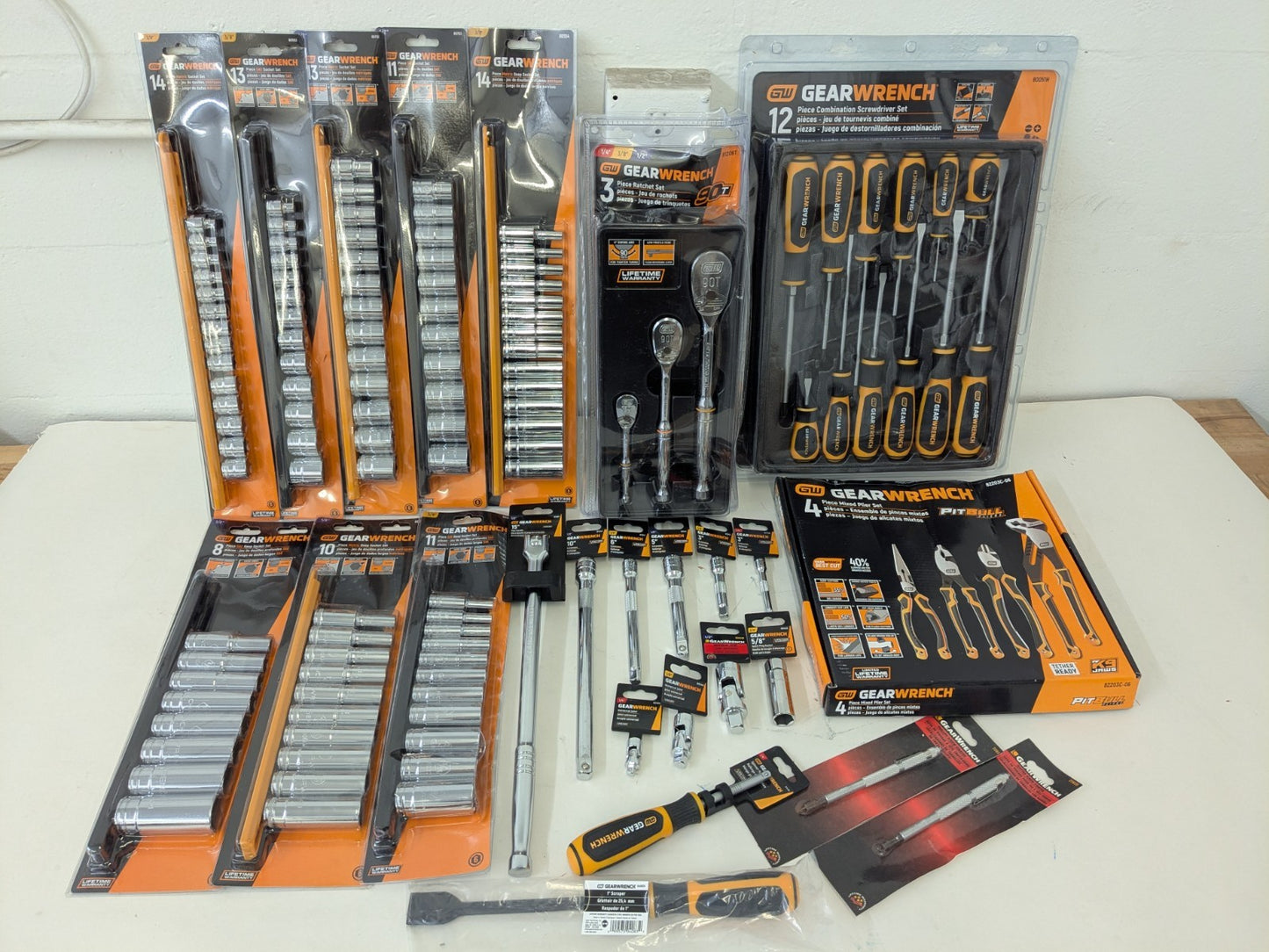 GearWrench 160 Pc. Professional Mixed Hand Tool Set w/ Wrenches, Sockets, Pliers