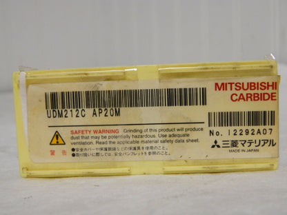 Mitsubishi Carbide Inserts UDM212C Grade AP20M Qty. 8 MCI-31887-J