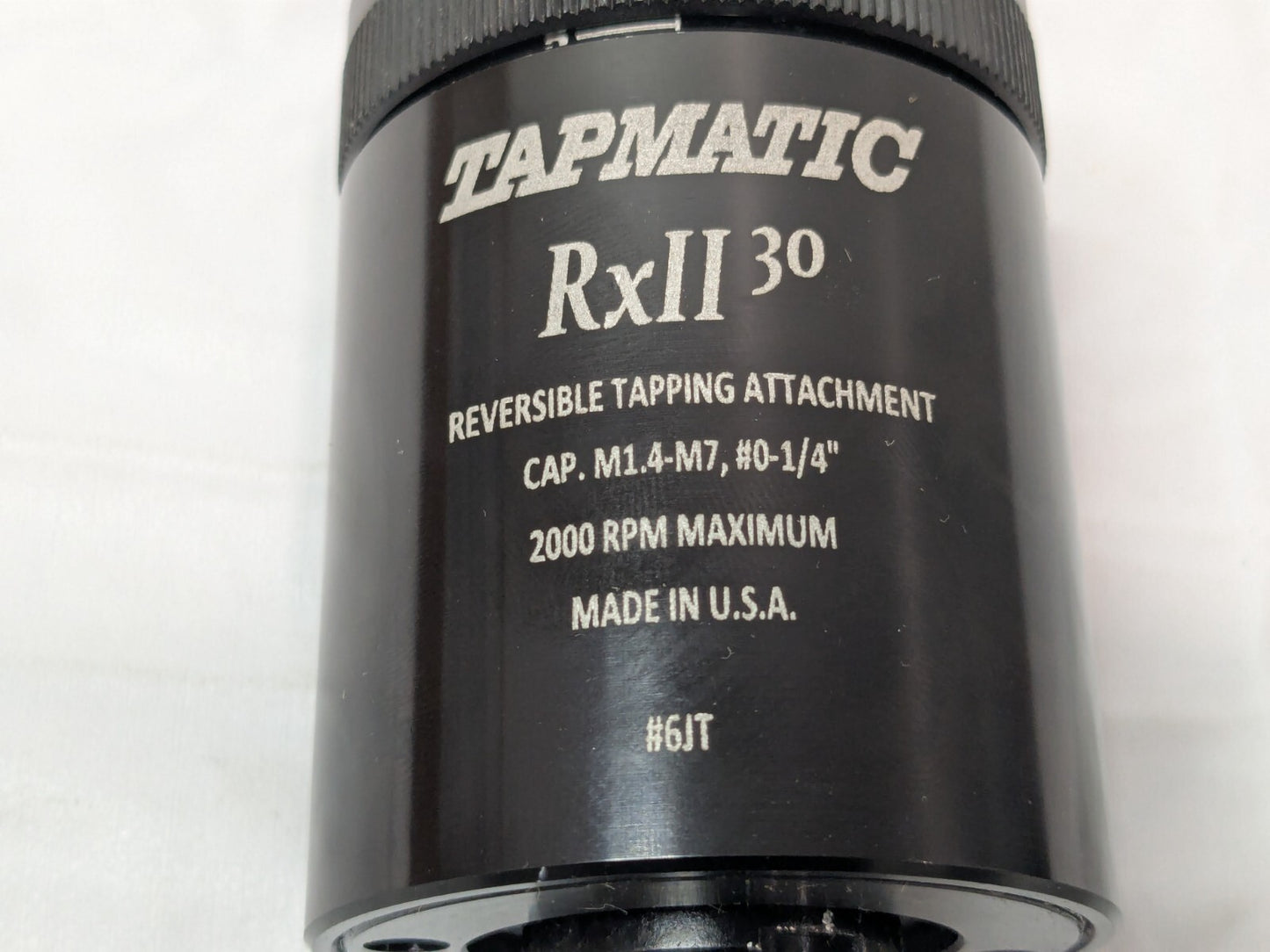 TAPMATIC Tapping Head JT6 Mount 0 - 1/4" Capacity 11406