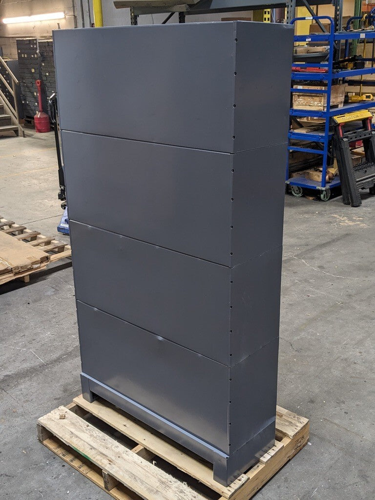 Durham Bin Storage Cabinet 96 Drawer 62 x 34 x 12 Steel Gray 022-95