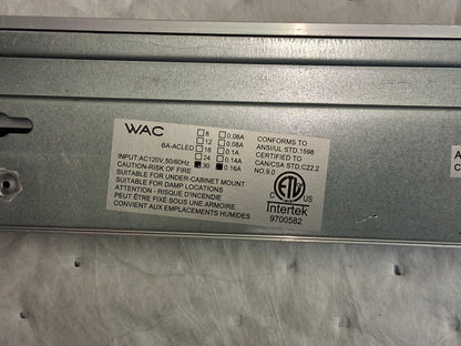 WACLighting Undercabinet and Task 120 LED 30" Light Bar BA-ACLED30-27/30AL