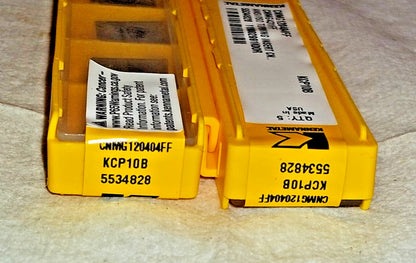 Kennametal Turning Insert CNMG431FF KCP10B Carbide Qty5 5534828