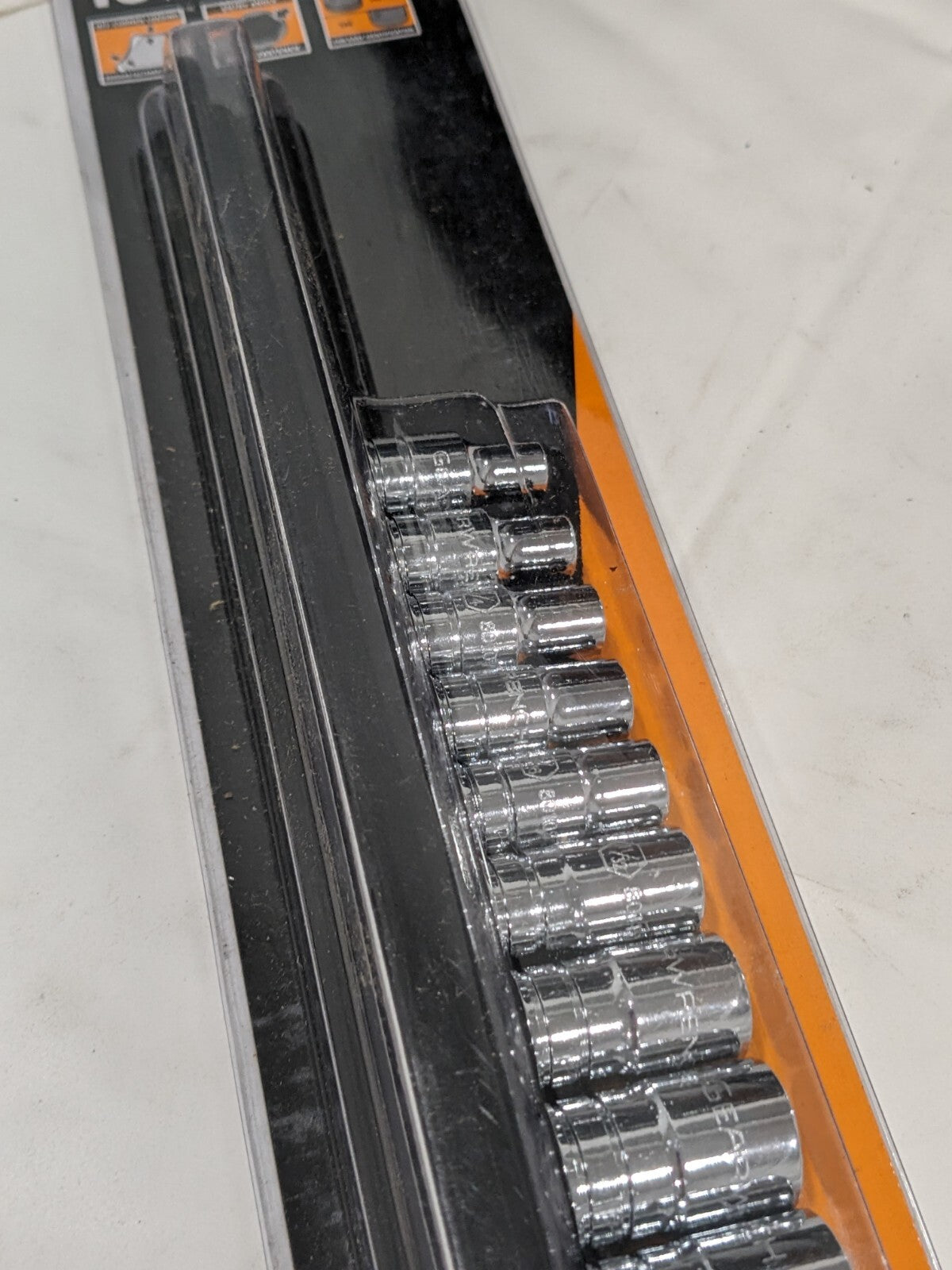 GEARWRENCH Standard Socket Set: 10 Pc, 1/4" Drive, 3/16 to 9/16" Socket 80303