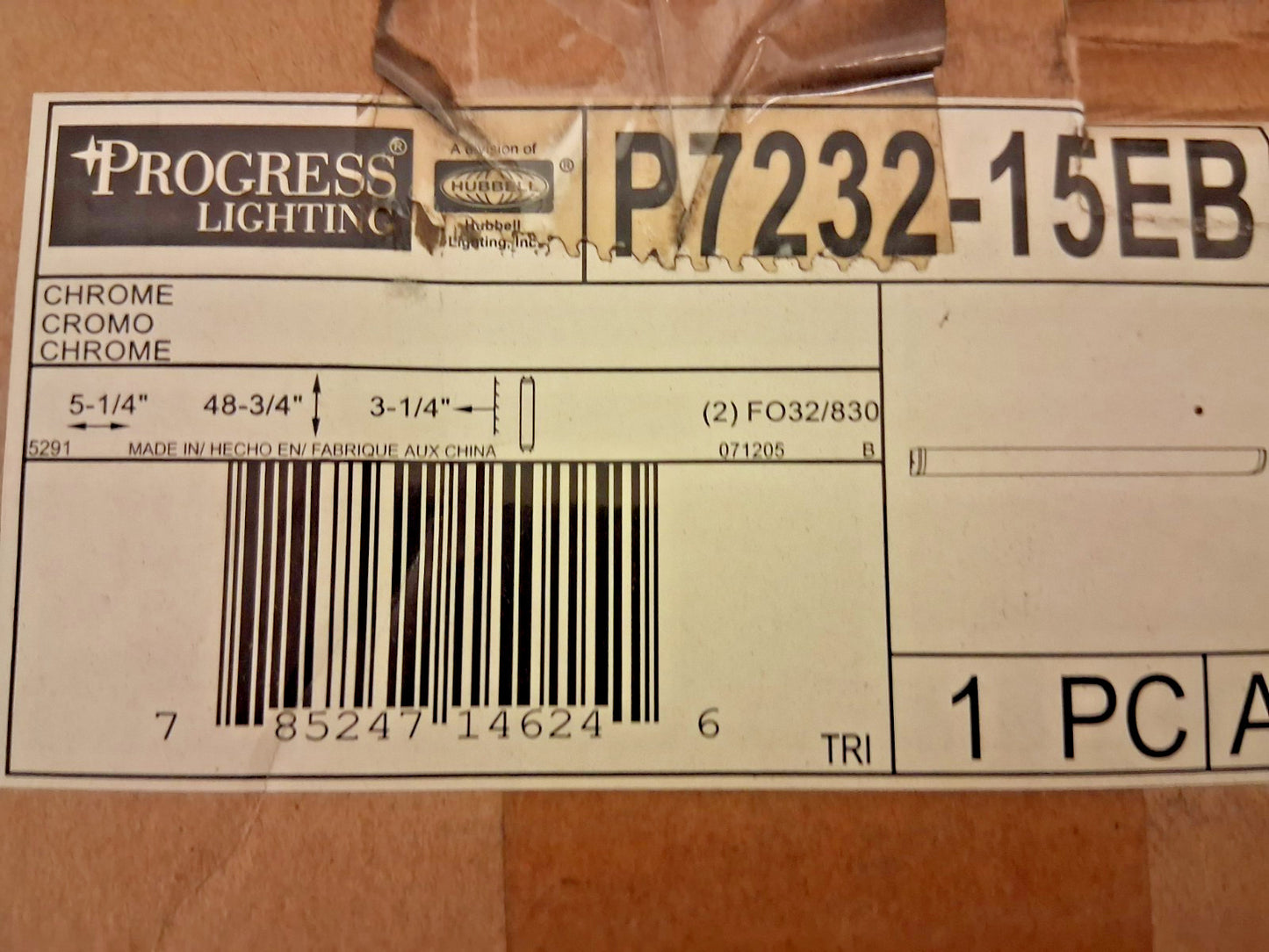 Progressive Lighting Commercial Linear Bath &amp; Vanity FIxture Light P7232-15E