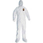 KLEENGUARD Disposable Coveralls 25pk Size 2X-Large, SMS, Zipper Closure 46125