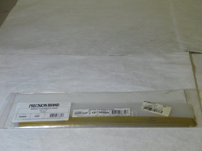Precision Brand 0.009 Brass Thickness Gage 1/2 x 12 Blades (Pack of 12) 76360