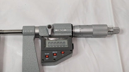 SPI Digital Deep Throat Micrometer  0-1" Range X 6" Throat Depth 17-777-4