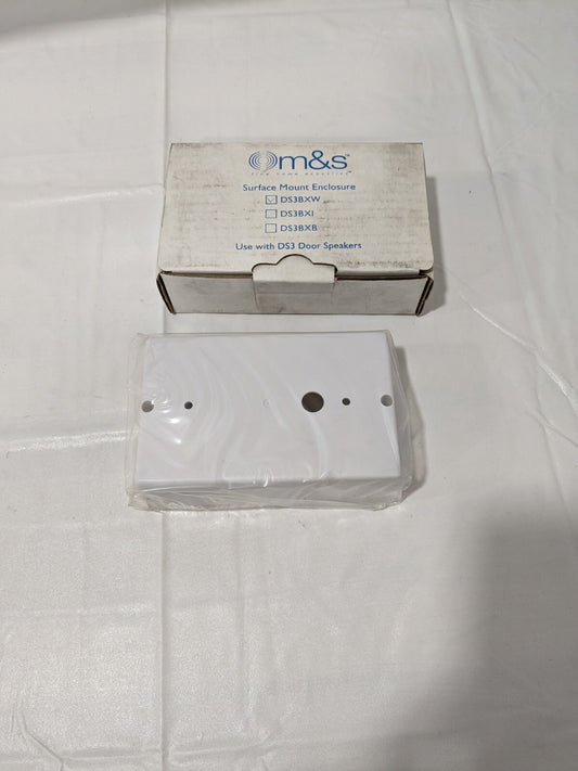 M&S Systems Intercom Door Station Enclosure in White DS3BXW