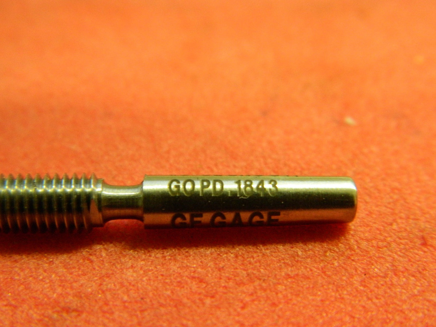 GF Gage  Single 8-32 UNC Plug Thread Insert Go Gage #G551500