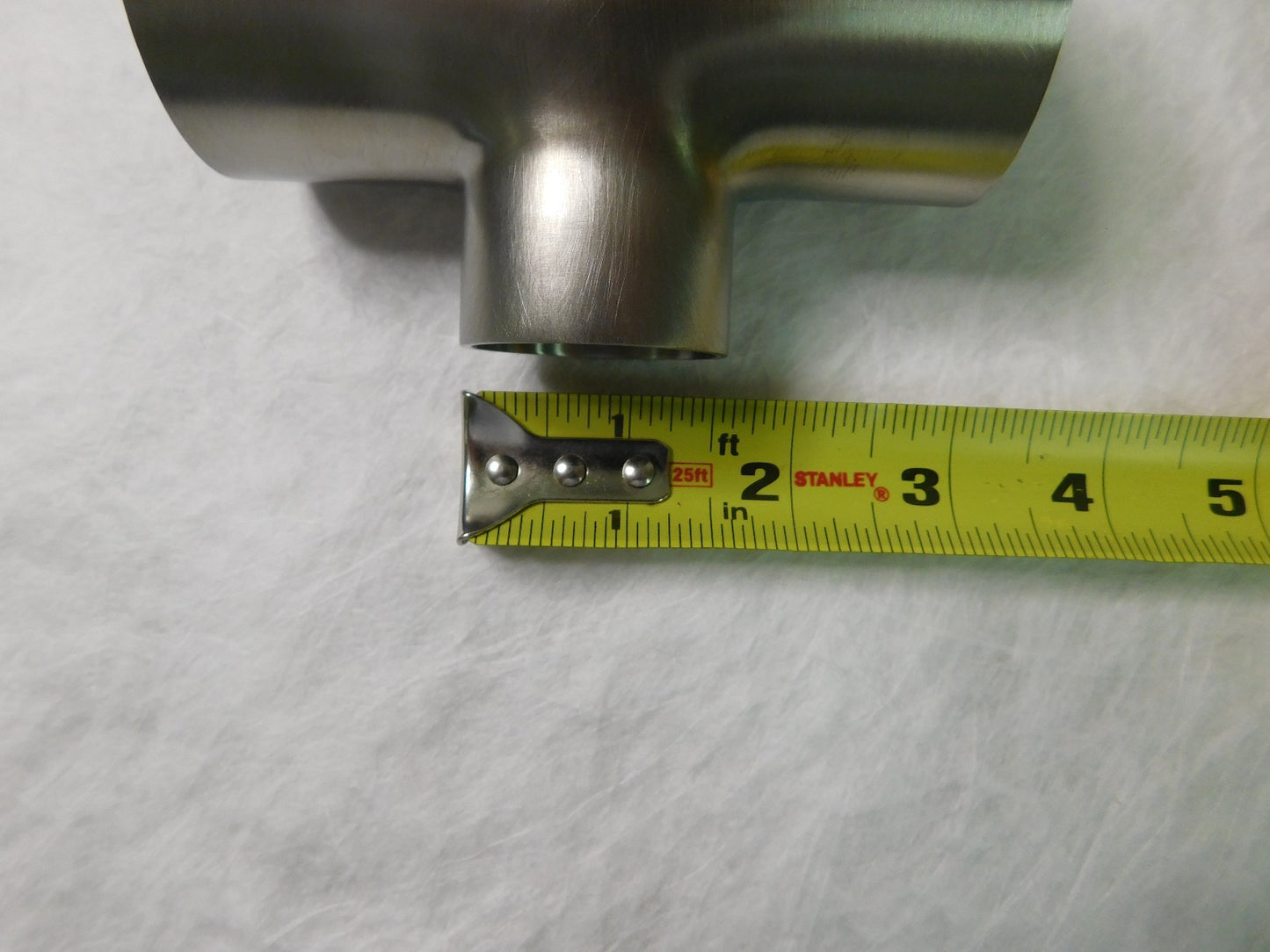 Pro  2.0x1.5 WELD T316L Butt Weld Reducing Tee E7RWWW6L2.0x1.5