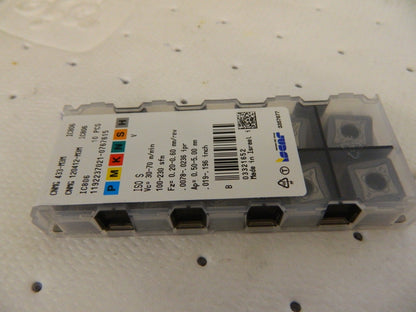 ISCAR qty 10 CNMG 433-M3M IC806 80° Diamond Carbide 3321652