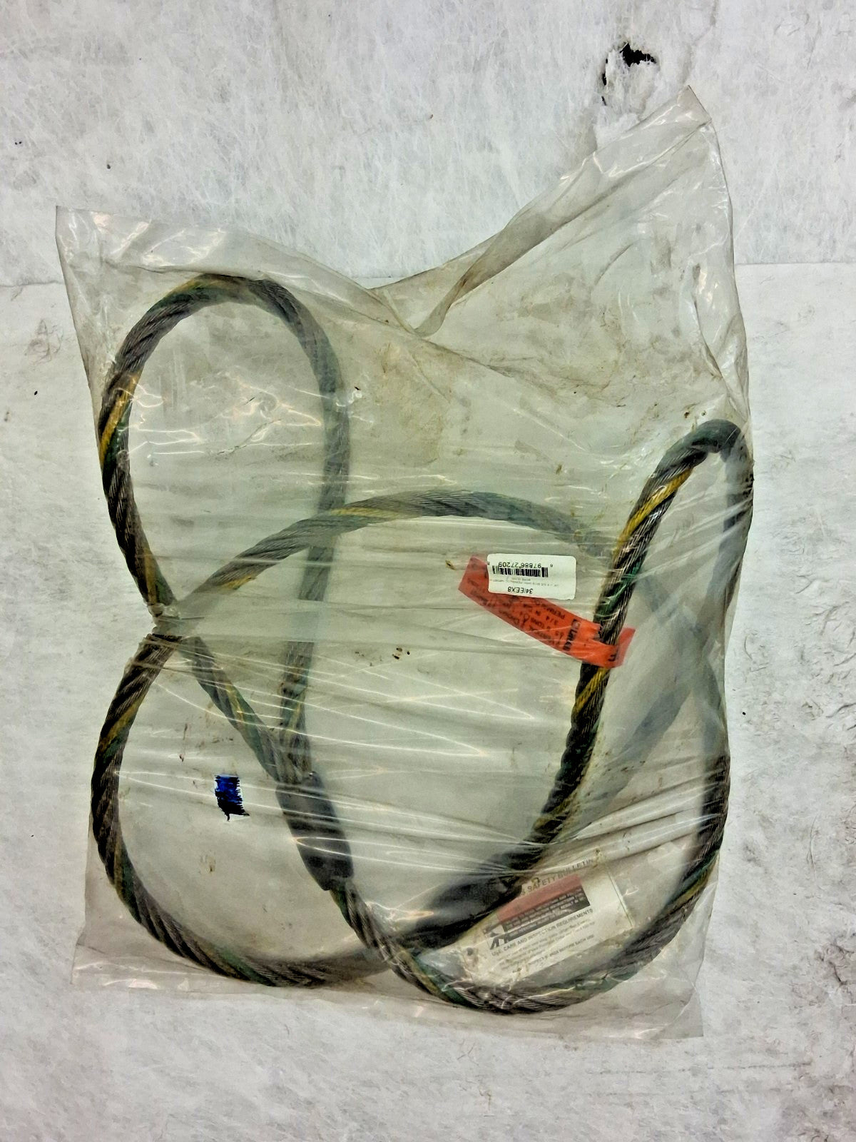 Lift-All Eye &amp; Eye Wire Rope Sling 3/4" Dia 8Ft Long 34IEEX8