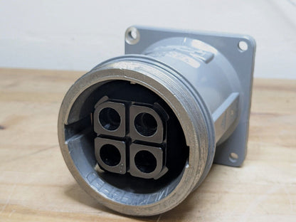 Russellstoll JCS1534D Industrial Connector 150 Amp 250/600 VAC 3-Pole 4-Wire