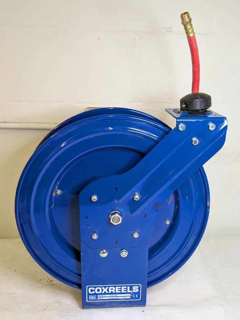 CoxReels Spring Retractable Hose Reel 50 Ft. x 3/8 In. 300 PSI Max. P-LP-350