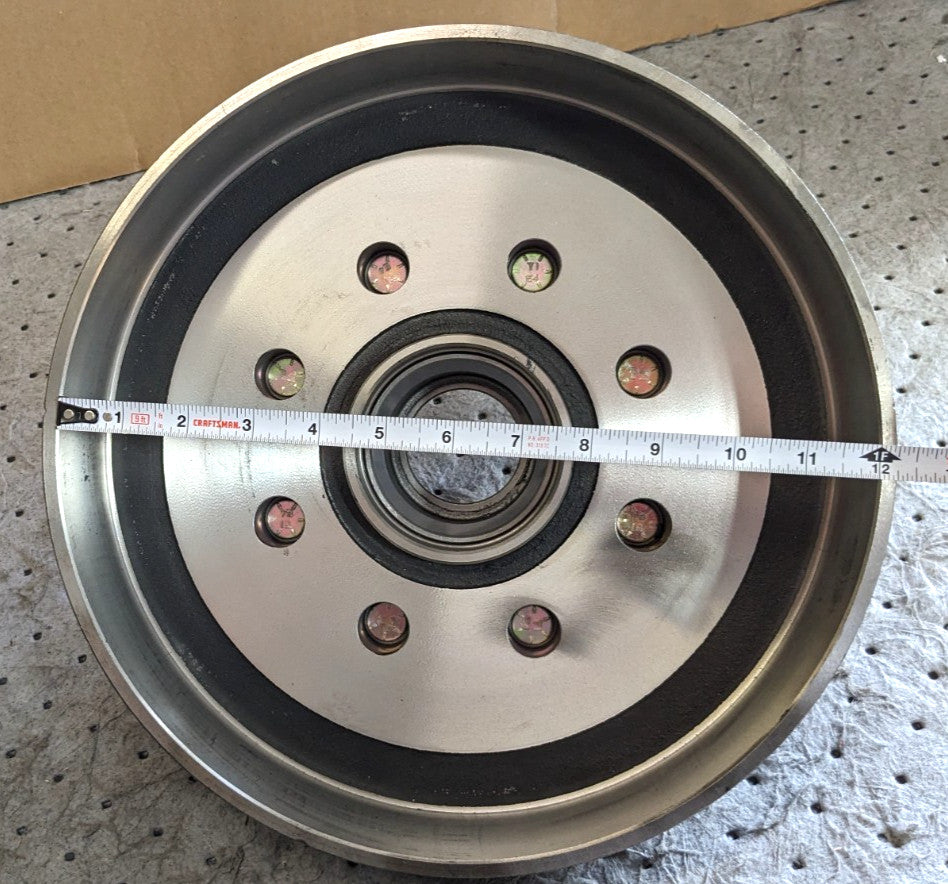 12"x 2" Trailer Drum Brake  8 on 6.5"  Replacement for 7000LB Axle  06-2924