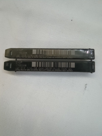 OSG Spiral Point Taps 3pk: 1/4-28 Thread, UNF, 3 Fl 1700308