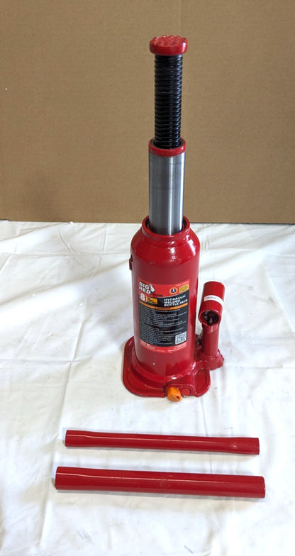 Torin Big Red Hydraulic Bottle Jack  8Ton Capacity   9-1/8" - 18"  T90