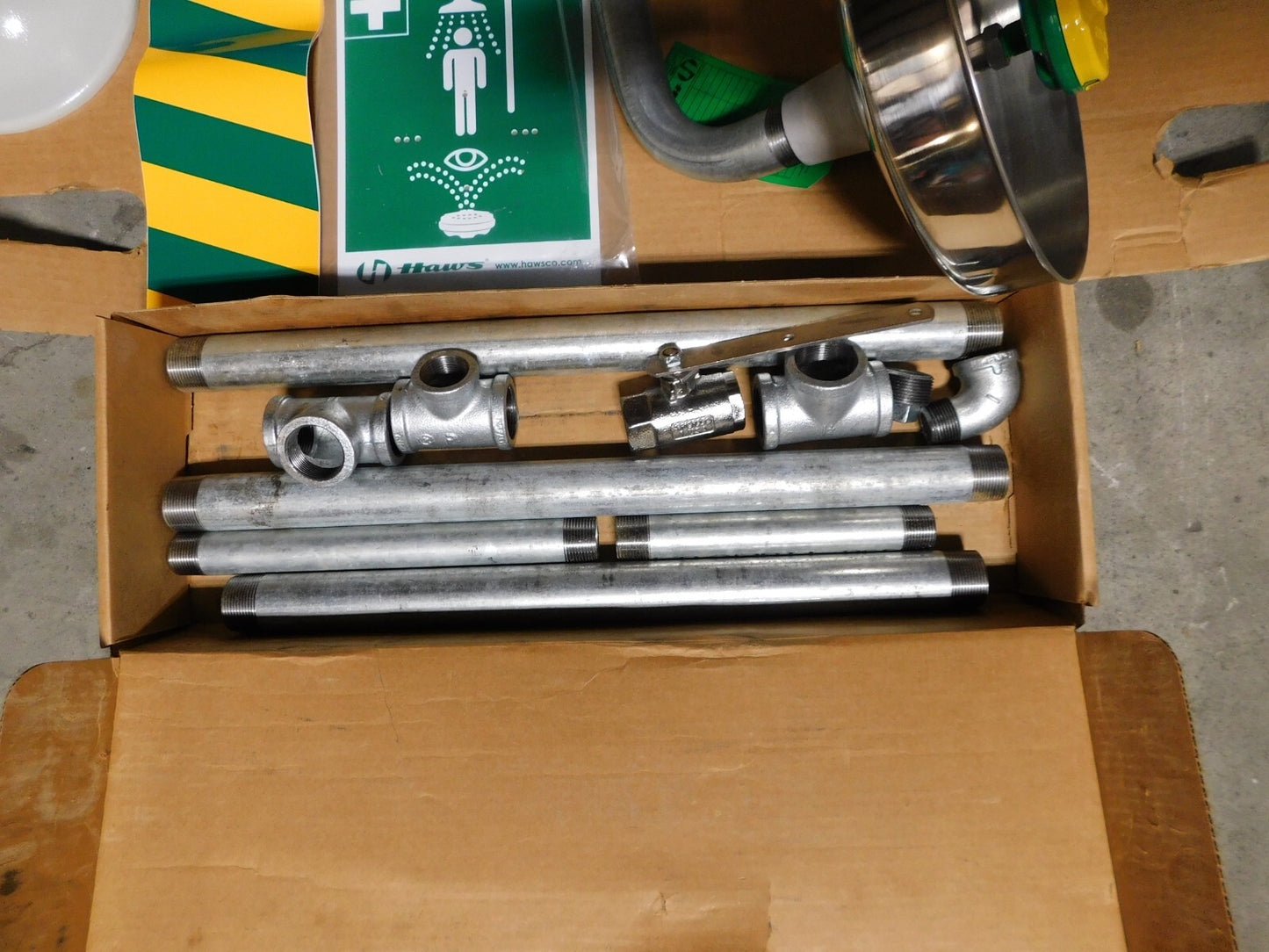 Haws Drench Shower 1-1/4 Inlet 20 GPM Shower Flow 8300-8309