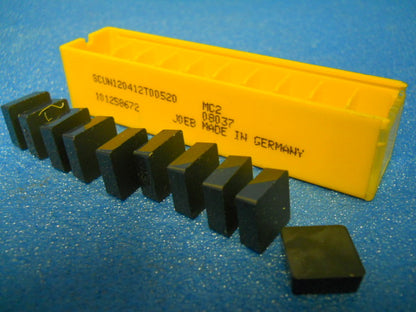 Kennametal SCUN120412T00520 MC2 08037 Ceramic Inserts - QTY 10