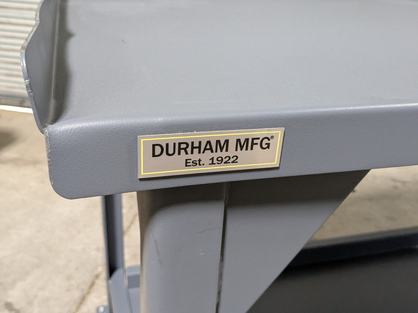 Durham Heavy Duty Mobile Work Bench 12 Ga. Steel 60" W x 30" D x 39" H