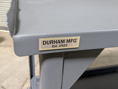 Durham Heavy Duty Mobile Work Bench 12 Ga. Steel 60" W x 30" D x 39" H