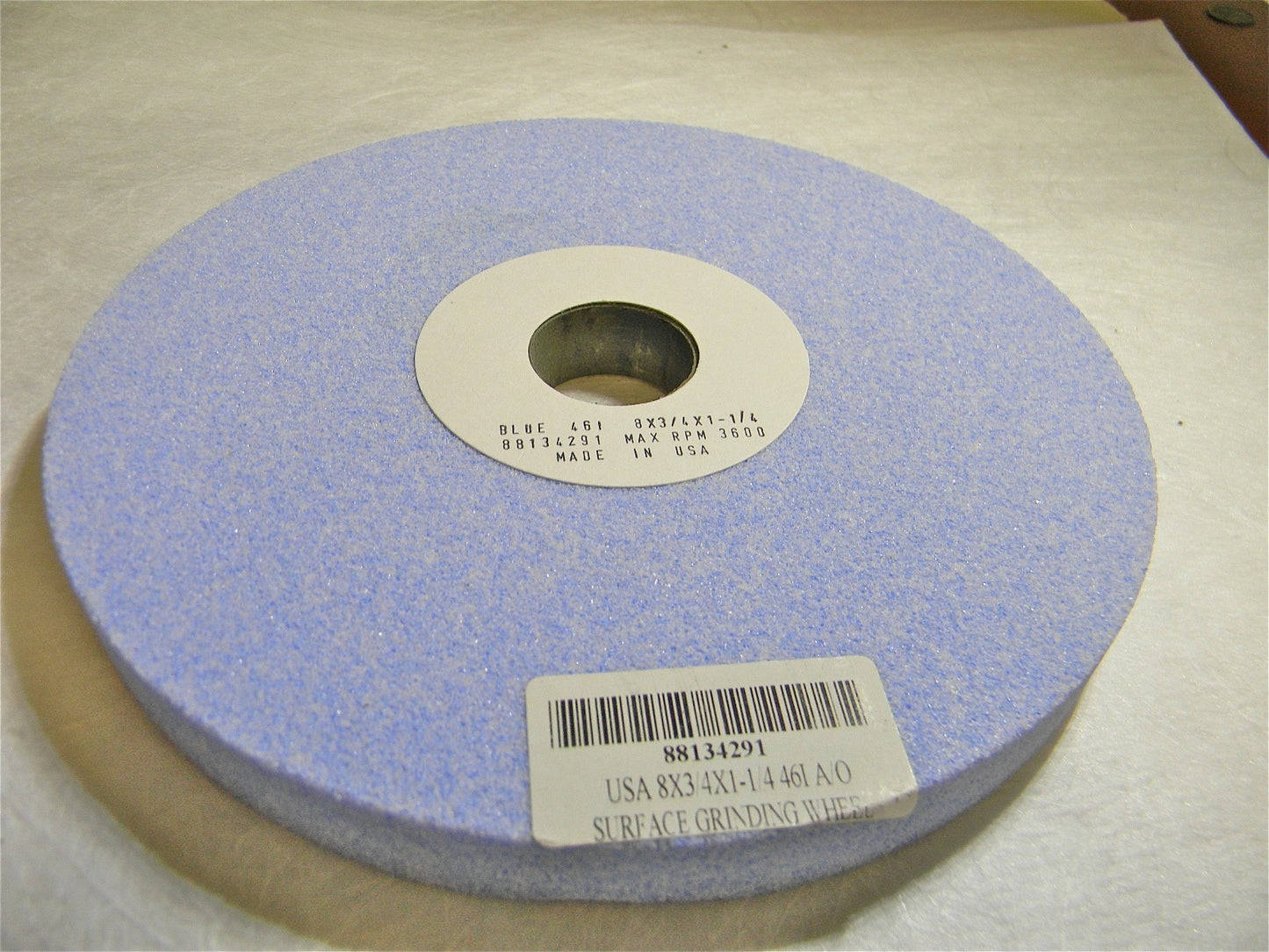 Pro-Grade Aluminum Oxide Surface Grinding Wheel 8" x 3/4" 46 Grit #881