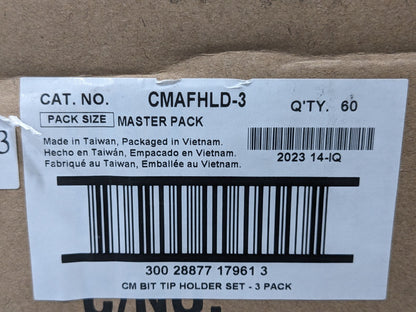 CRAFTSMAN 60 lots of 3Packs Magnetic Screwdriving Bit Holder Set CMAFHLD-3