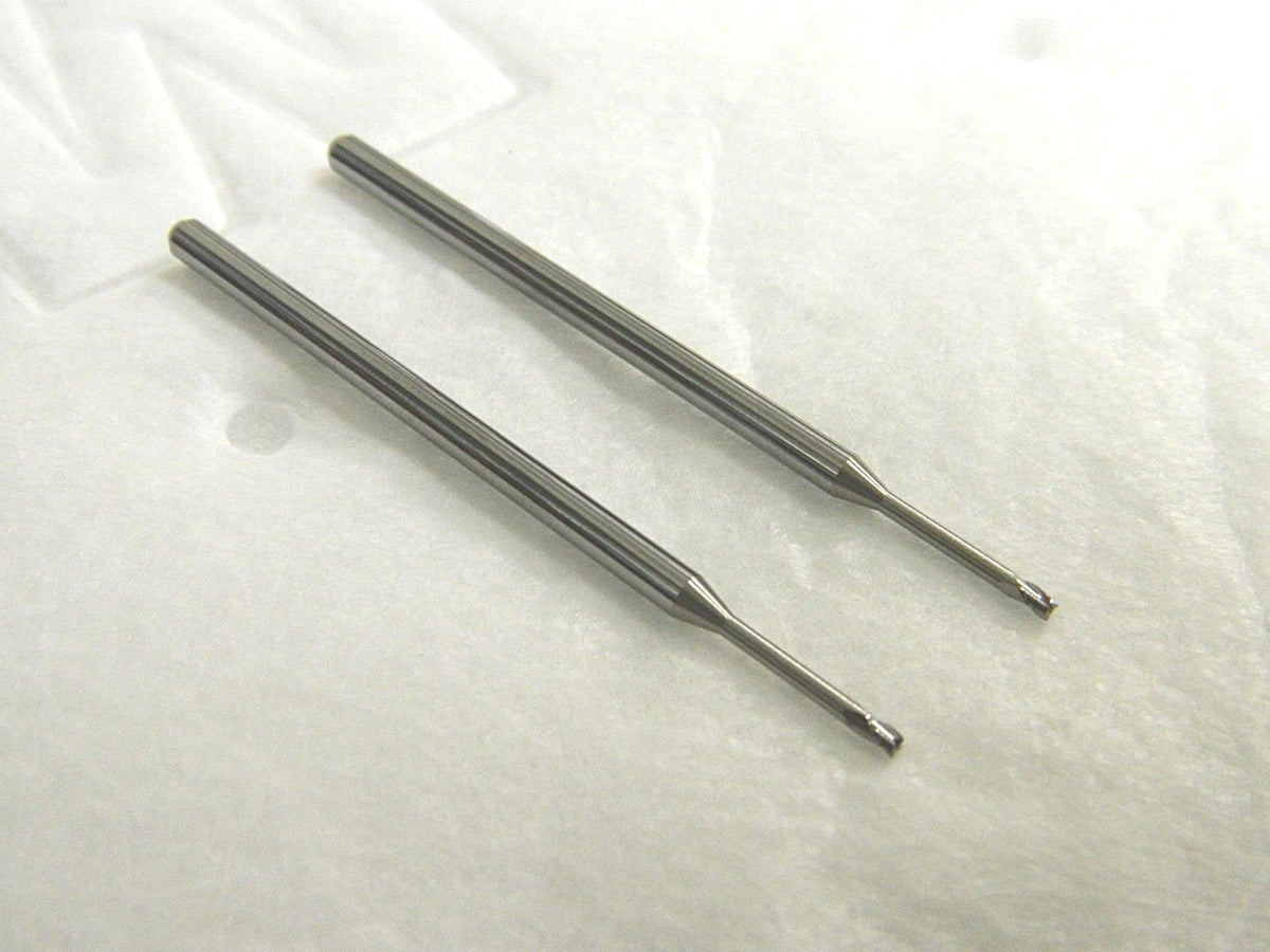Accupro Square End Mills 0.08" Diam x 0.12" LOC 3FL Qty 2 61731592