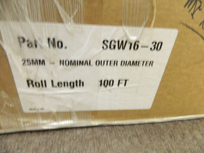 ATLANTEX 0.8" ID Black Spiral Guard Wrap for Hoses Approx. 100' Long SGW16-30