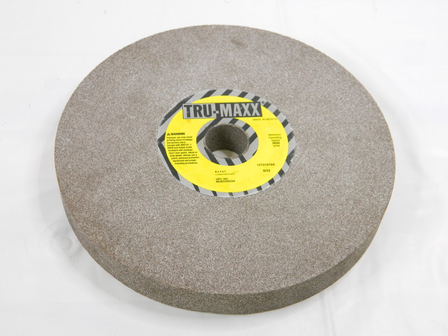 TRU-MAXX AO Bench &amp; Pedestal Grinding Wheel 8" x 1" x 1" 60 G