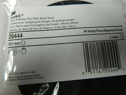 3M 5″ Diam Hook & Loop Disc Backing Pad Box of 20