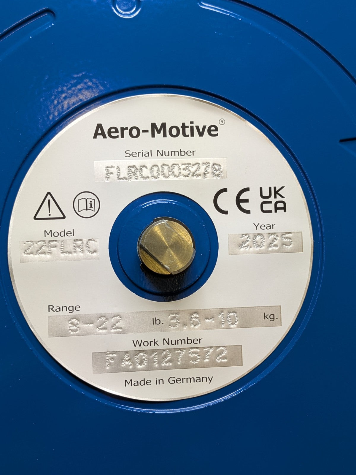 Aero Motive Tool Balancer Retractor 16 - 22 lb. Capacity 8 Ft. Cable 22FLRC