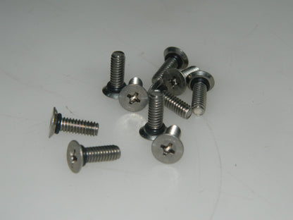 Zago Phillips Flat Head Screws Fluorocarbon O-Ring 50Pk 8-32X1/2 PH FL 100SSVIT