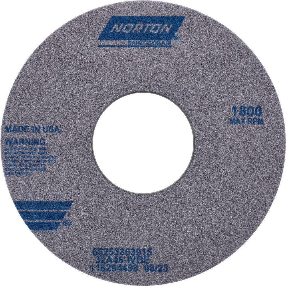 Norton Surface Grinding Wheel 14" Dia 1" Thick 5" Arbor 46 Grit 6