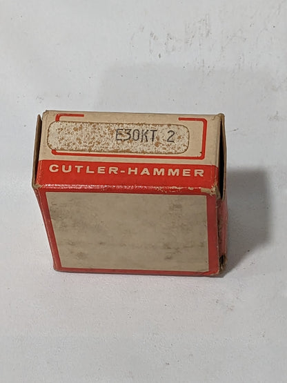 Cutler-Hammer Compact Oiltight Pushbutton Padlock Attachment E30KT2