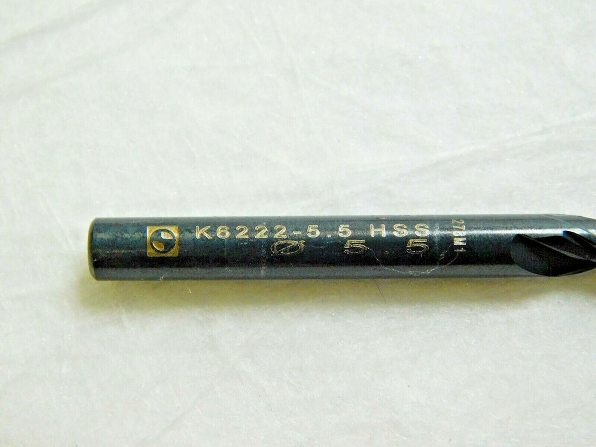 Walter-Titex Subland Step Drills HSS 5.500mm Drill Diam K6222-5.5 Qty 2 5073741