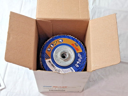 Norton Flap Ceramic Alumina Discs QTY10 4-1/2" Dia 40 Grit Type 27 66254400
