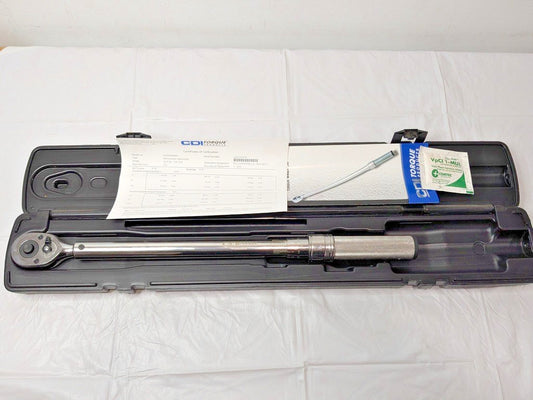 CDI Micrometer Torque Wrench 1/2" Drive 20.0 Ft Lb Min 150.0 Ft Lb Max 1503MFRMH