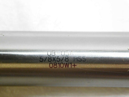 Union Butterfield Double End End Mill HSS 5/8" x 5/8" x 5" OAL 2FL Qty 2 5110378