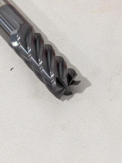 Accupro Square End Mill: 7/16" Dia, 1" LOC 2-3/4" OAL, 6 FL 87830030