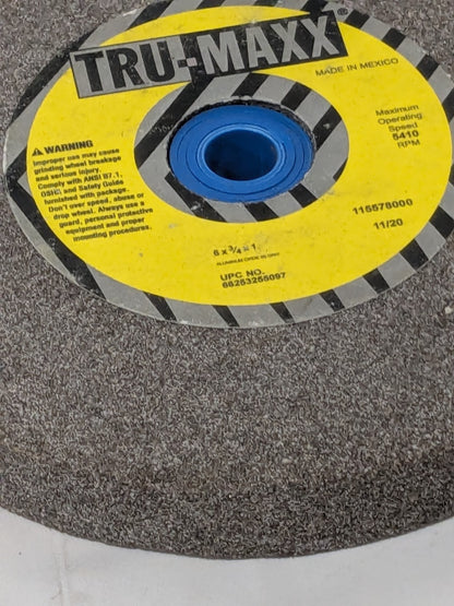 TRU-MAXX Bench & Pedestal Grinding Wheel: 6" Dia, 3/4" Thick 2 Pack 66253255097