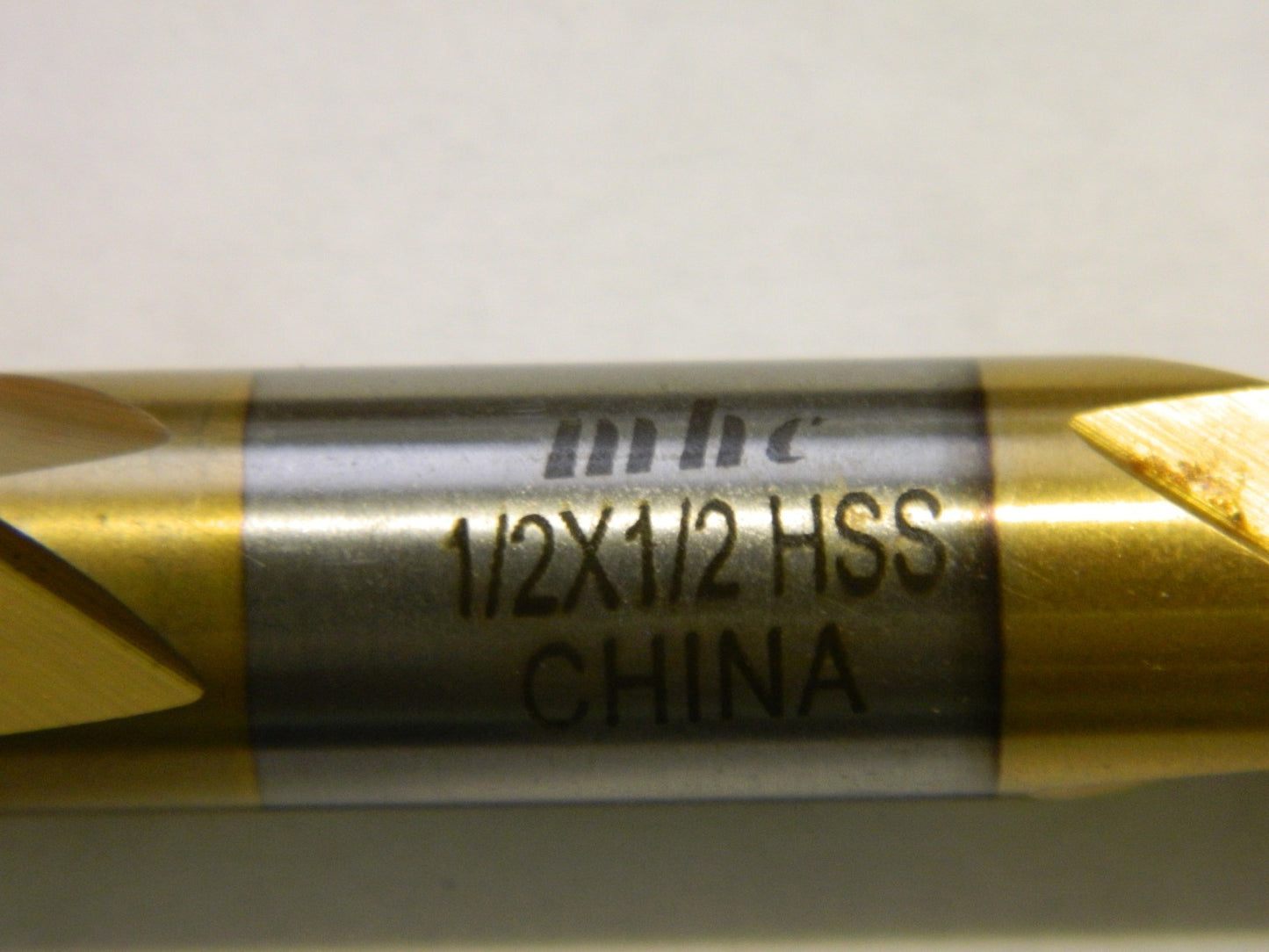 MHC Double Square End Mills 1/2" x 13/16" x 3-3/4" TiN 2FL HSS 72