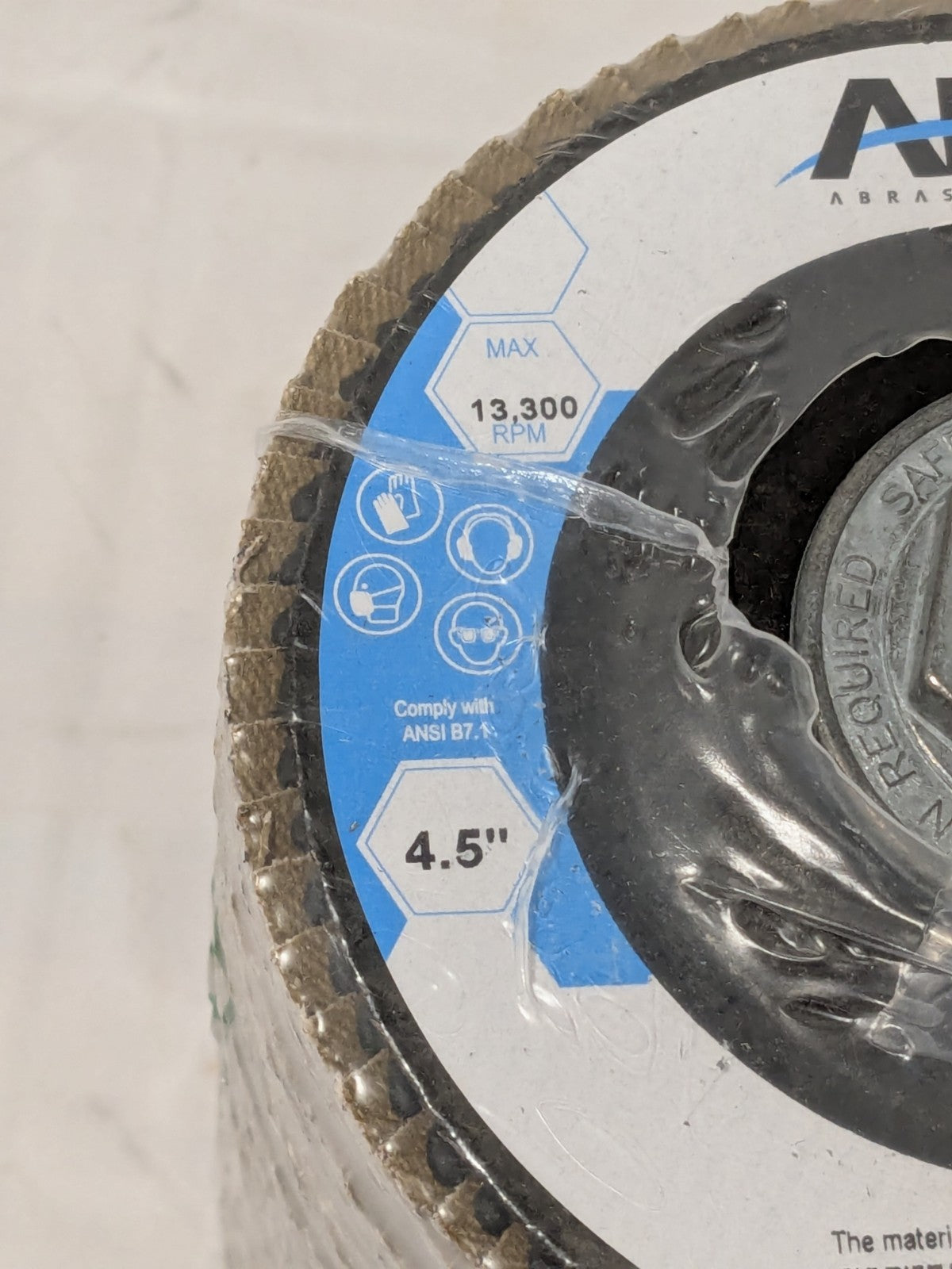 ARC ABRASIVES Flap Disc: 4-1/2" Dia, 40 Grit, ZA, Type 29 Qty 10 87-10814AF
