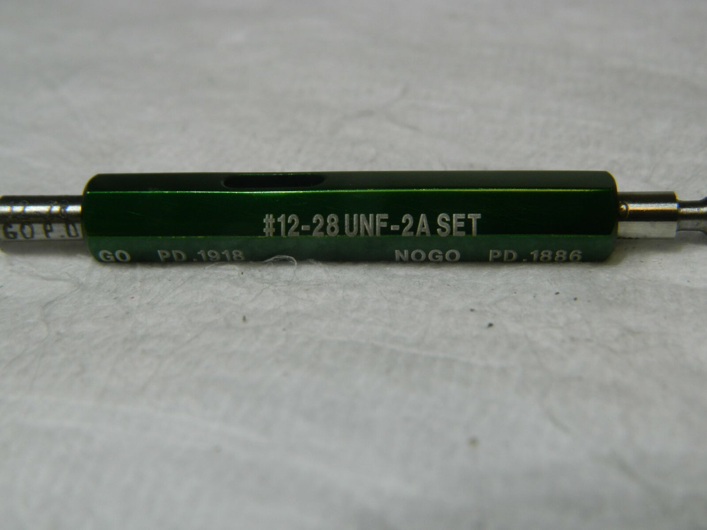 GF Gage Plug Gage 12-28 UNF-2A Go/No Go S0216282AS