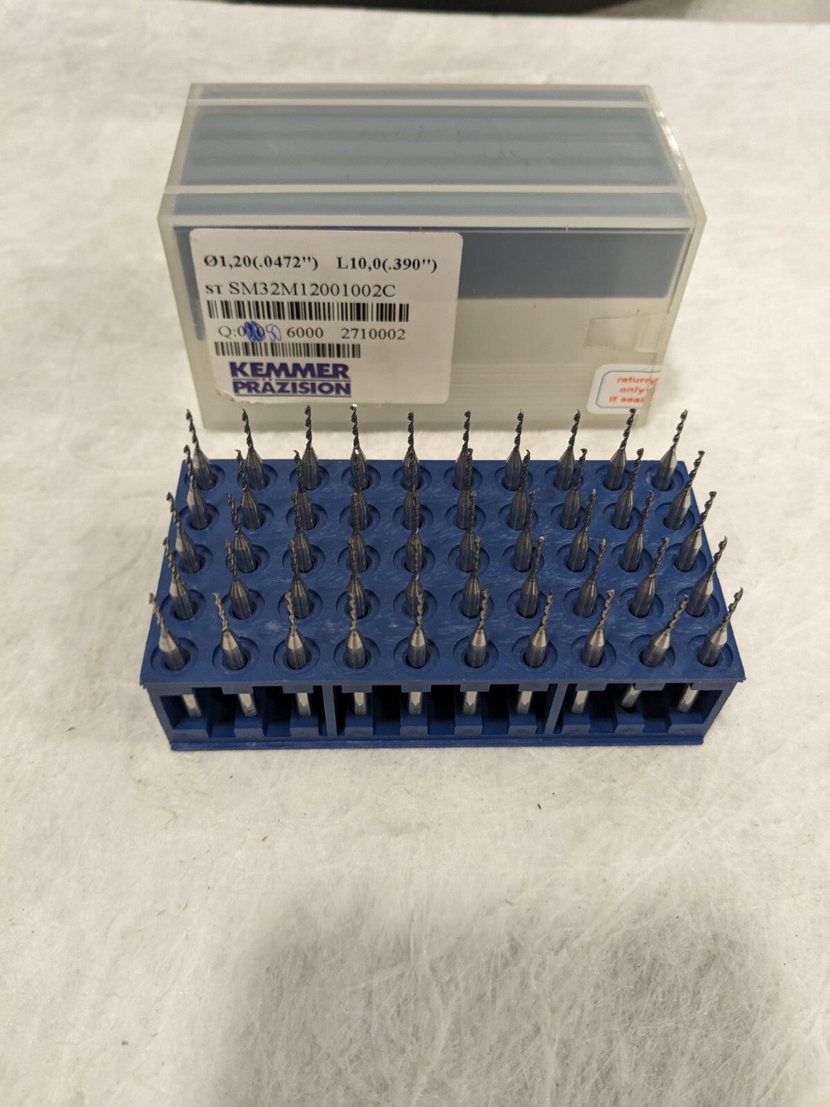 KEMMER PRAZISION PCB DRILL BIT .0427" Qty 50 SM32M12001002C