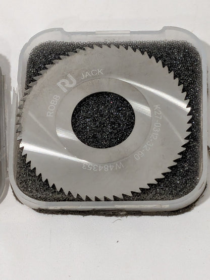 RobbJack Slitting Saw: 2-3/4" Dia. 1" Arbor 60 Teeth K27-0312-32-60