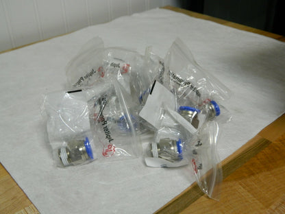 Jupiter Pneumatics Male Connector 1/2" OD 3/8" NPT Thread QTY 10 29517